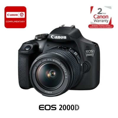 Canon EOS 2000D DSLR Camera With 18-55mm Lens - The Tomorrow Technology