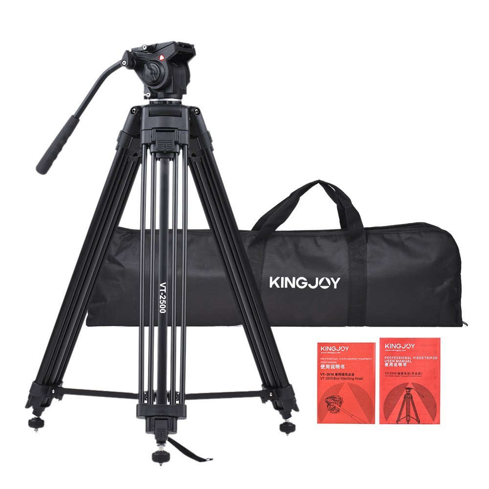 Plaque à Dégagement Rapide Pour Trépied Kingjoy VT-2500/VT-2510 - Compatible Manfrotto 501PL, Benro S4/S6