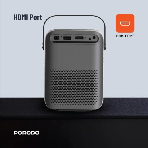 Porodo Lifestyle Full HD Portable Projector - Image 4