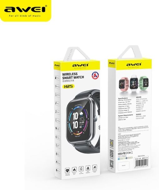 Awei H25 Multifunction Smart Watch - Image 3