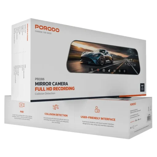 Porodo Mirror Camera Full HD Recording - Image 3
