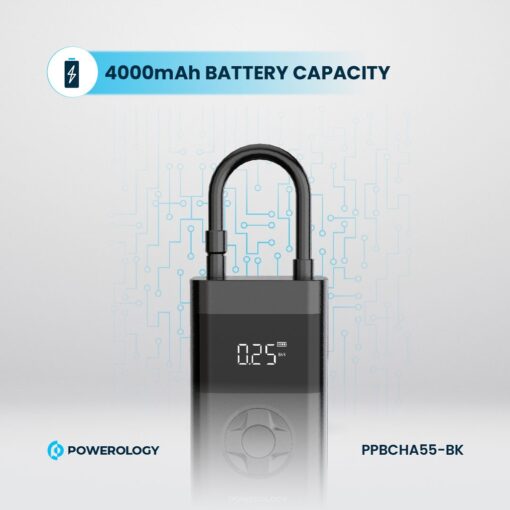 Powerology Ultra Portable Air Compressor Power Bank - Image 3