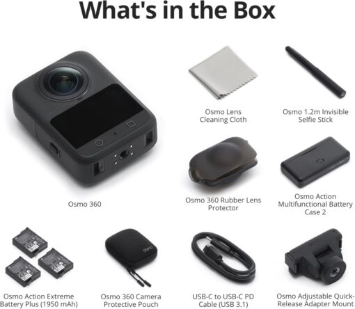 DJI Osmo 360 Action Camera Adventure Combo - Image 6