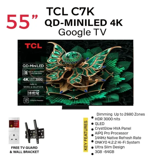 TCL C7K 55 Inch Premium QD-MiniLED TV