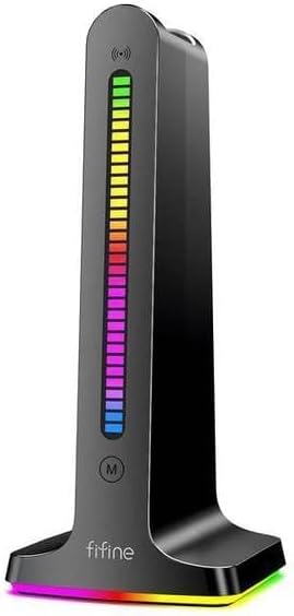 RGB Dynamic Sound Lighting Headphone Stand with Cable - Image 2