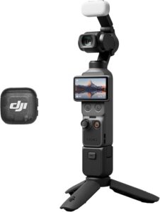 DJI Osmo Pocket 4 Creator Combo full package contents layout at The Tomorrow Technology