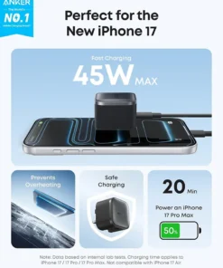 Anker Nano Charger (45W) – A2692K11 – Black - Image 4