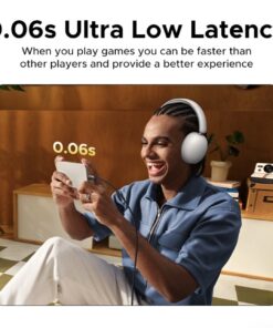 UGREEN Studio Max2 80Hrs Wireless Headphone Black – HP205 - Image 7