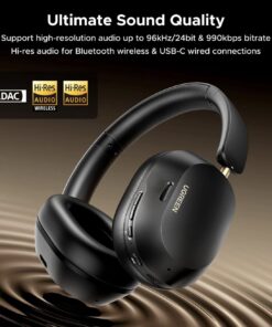 UGREEN HiTune Max5c Wireless Over Ear Headphones, Hybrid ANC, 75H Playtimes - Image 3