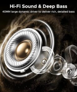 UGREEN HiTune Max5c Wireless Over Ear Headphones, Hybrid ANC, 75H Playtimes - Image 5