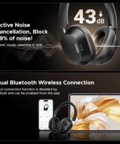 UGREEN HiTune Max5c Wireless Over Ear Headphones, Hybrid ANC, 75H Playtimes - Image 7