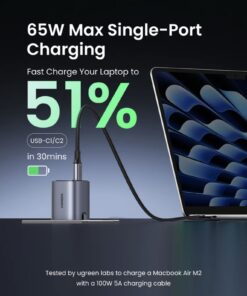 UGREEN 65W Nexode S GaN Tech Fast Charger – X553 45225 - Image 6