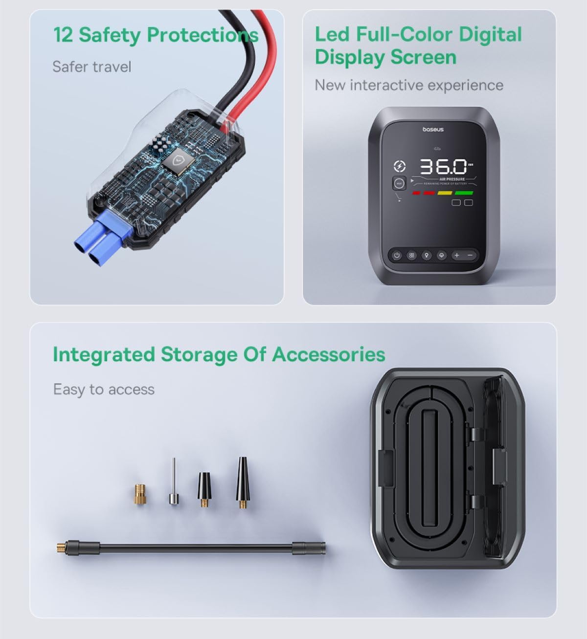Baseus 4-in-1 Car Battery Jump Starter - Image 3