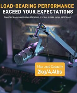 Maono BA92 Low Profile Microphone Boom Arm Stand - Image 6