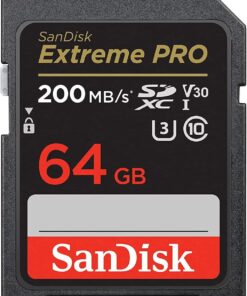 SanDisk 64GB 200MBPS Extreme PRO UHS-I SDXC Memory Card