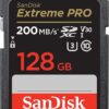 SanDisk 128GB 200MBPS Extreme PRO UHS-I SDXC Memory Card