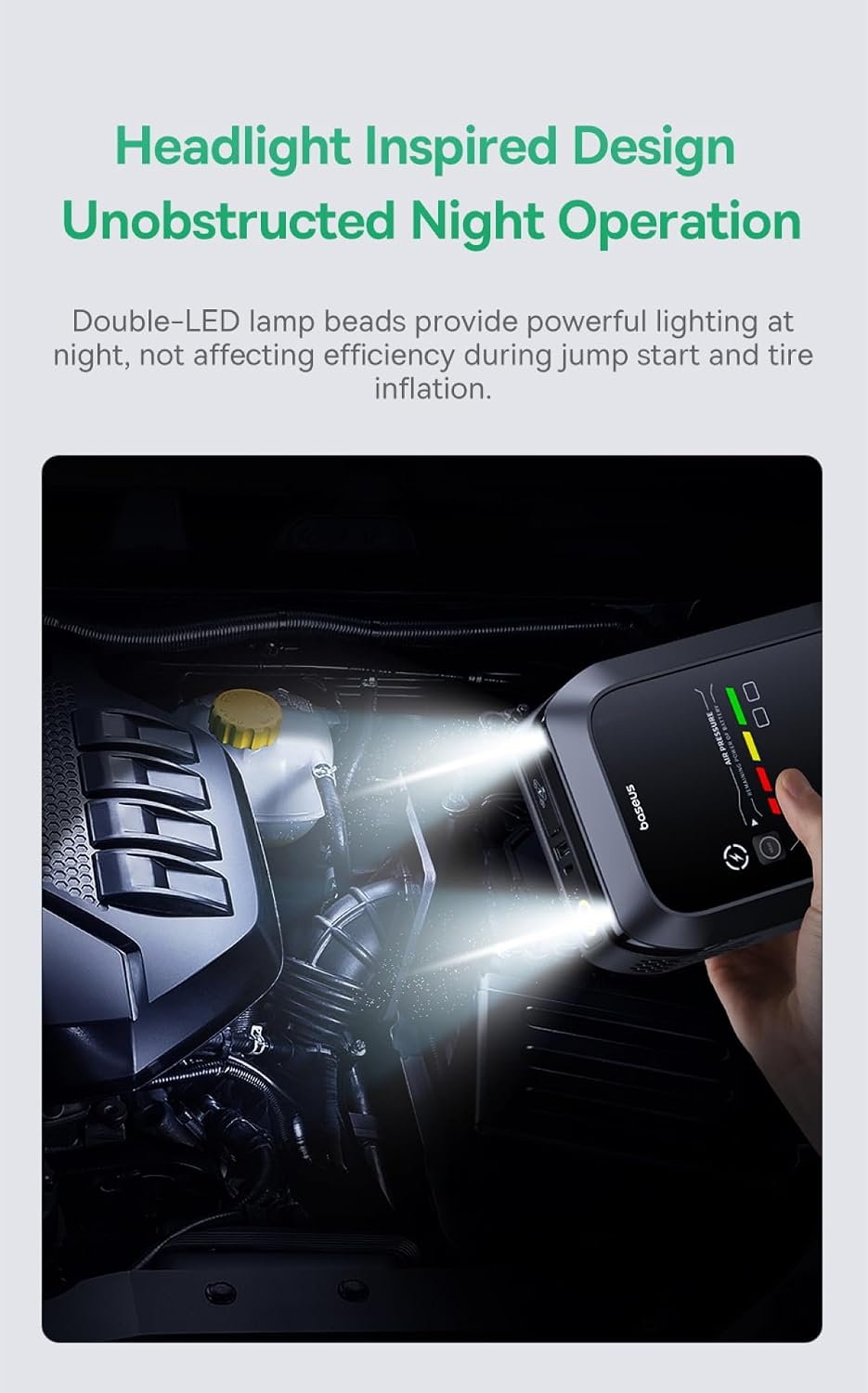Baseus 4-in-1 Car Battery Jump Starter - Image 2