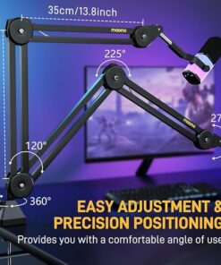 Maono BA37 Microphone Boom Arm Stand - Image 6