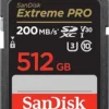 SanDisk 512GB 200MBPS Extreme PRO UHS-I SDXC Memory Card