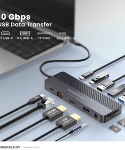 Powerology 12in1 USB-C Hub HDMI - Image 3