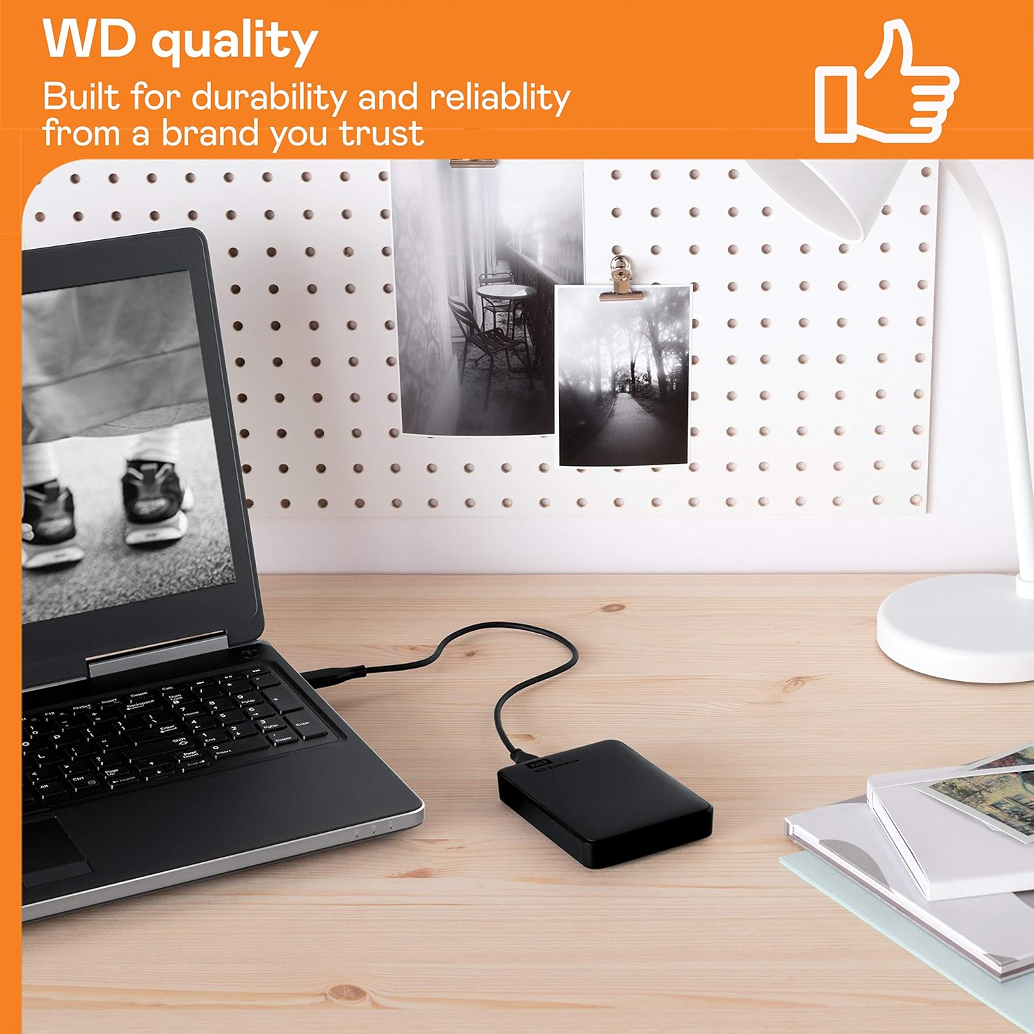 WD 1TB Elements Portable External Hard Drive - USB 3.0 - Image 2