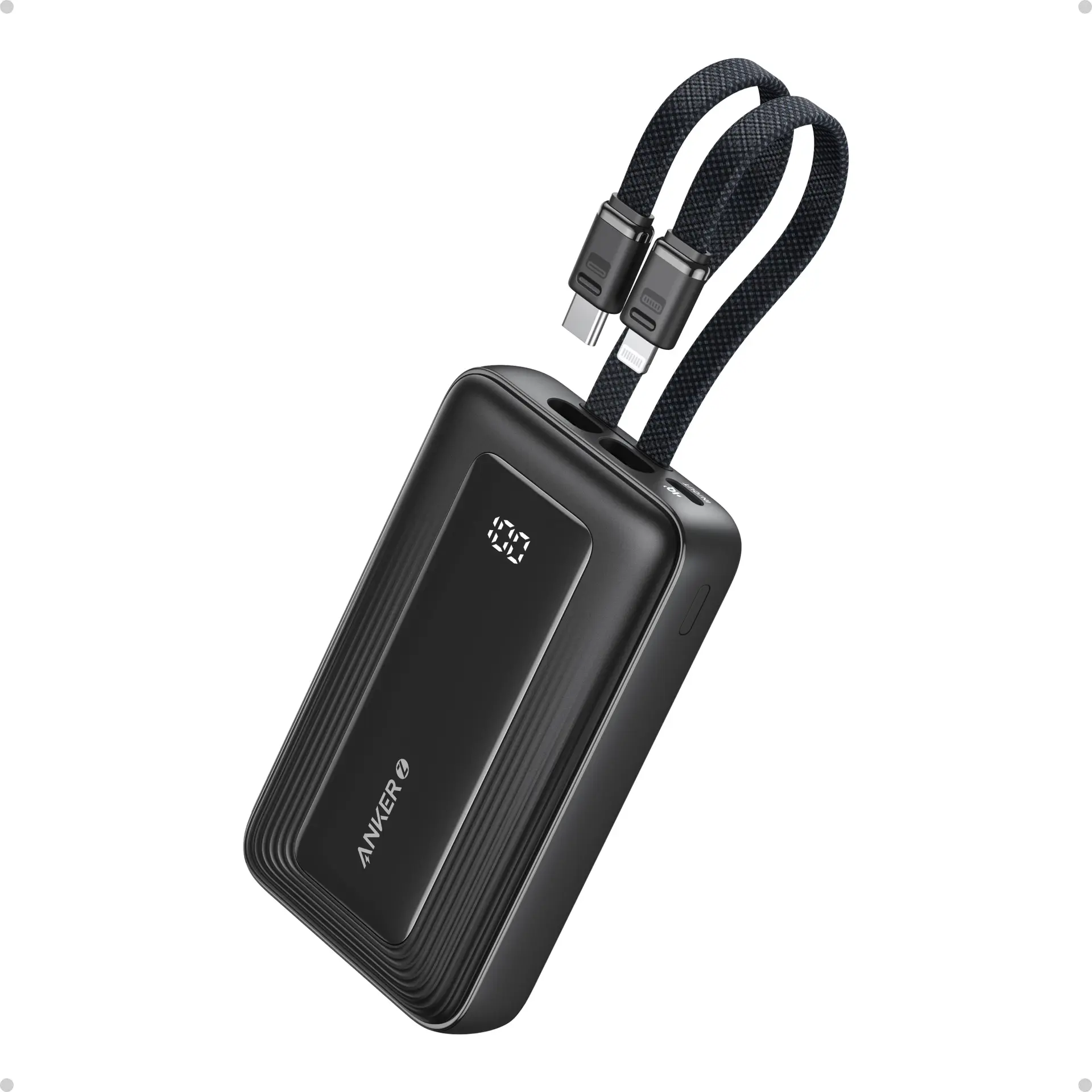 Anker Zolo Power Bank (10K, 30W, Built-In USB-C and Lightning Cable) - Image 3