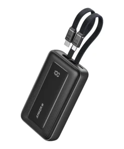 Anker Zolo Power Bank (10K, 30W, Built-In USB-C and Lightning Cable)