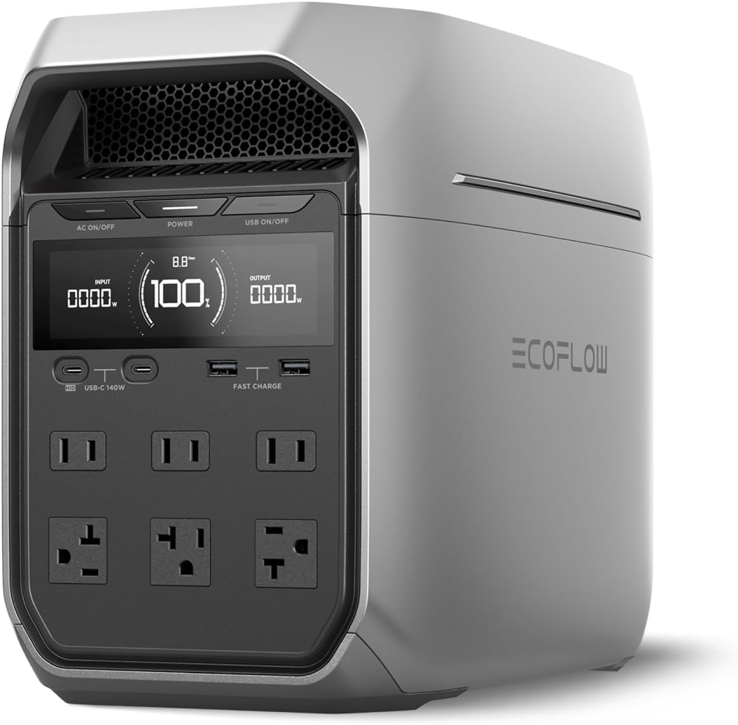 ECOFLOW Portable Power Station DELTA 3 Plus 1024Wh, 3600W