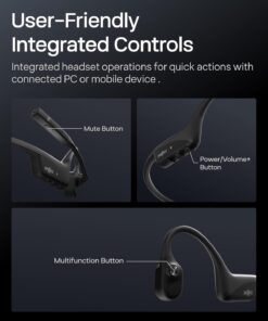 Alternative view of SHOKZ OpenComm2 Open-Ear Bluetooth Headset