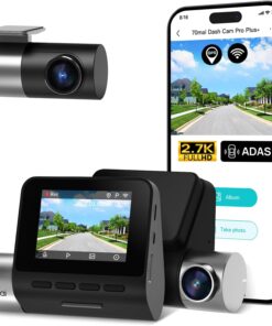70mai 2.7K Dash Cam Front and Rear A500S